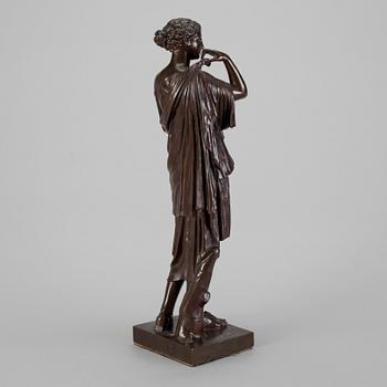 A french bronze sculpture late 19th century. Foundry marks F.Barbedienne Fondeur.
