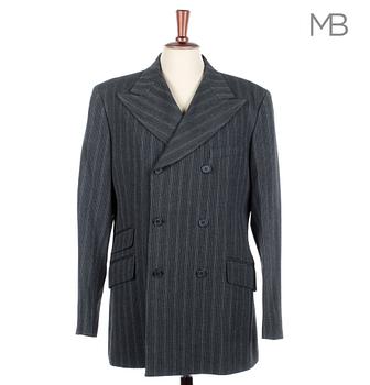 199. DOLCE & GABBANA, a grey wool pinstriped men´s jacket, size 50.