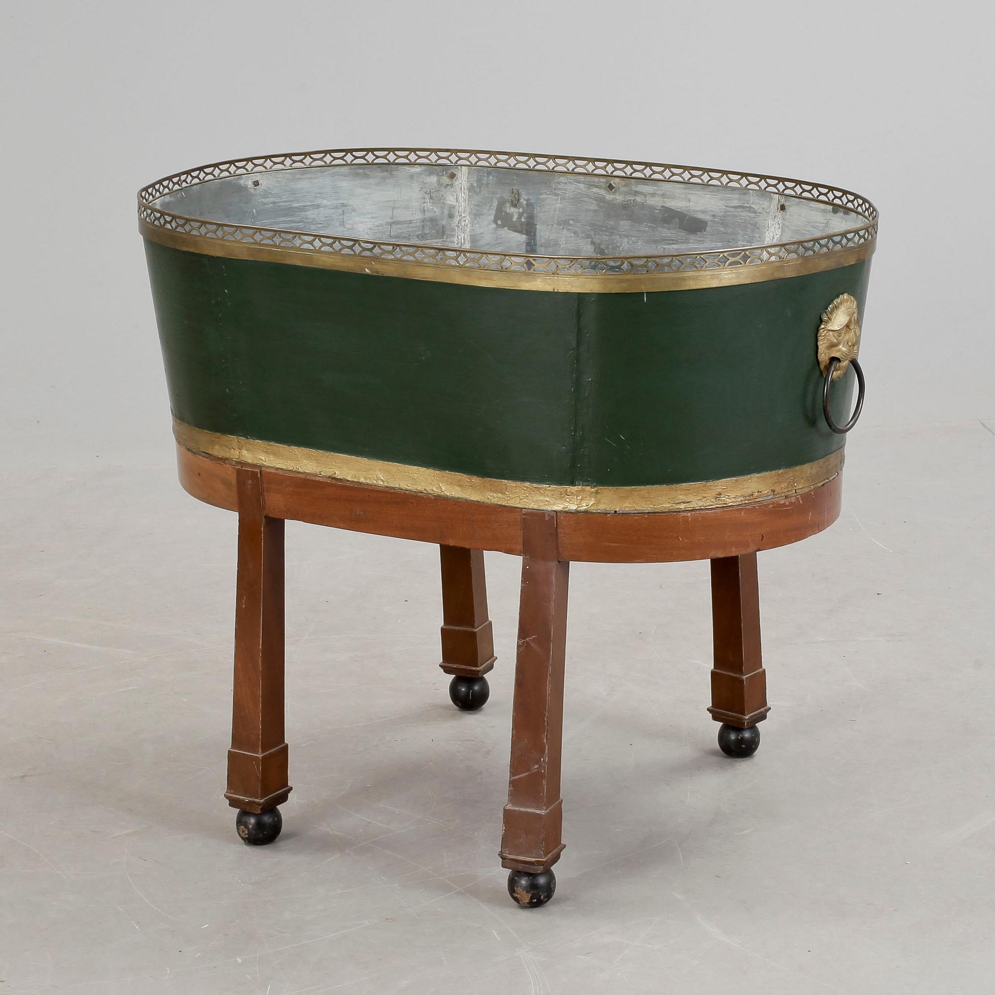 JARDINIERE, empirestil, 1800/1900-tal.