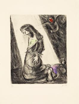 309. Marc Chagall, "Souffrance de Jérémie", ur: "La Bible".