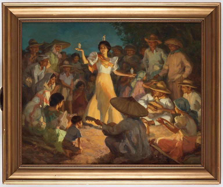 Fernando Cueto Amorsolo, Pandanggo sa Ilaw (Fandango med ljus).