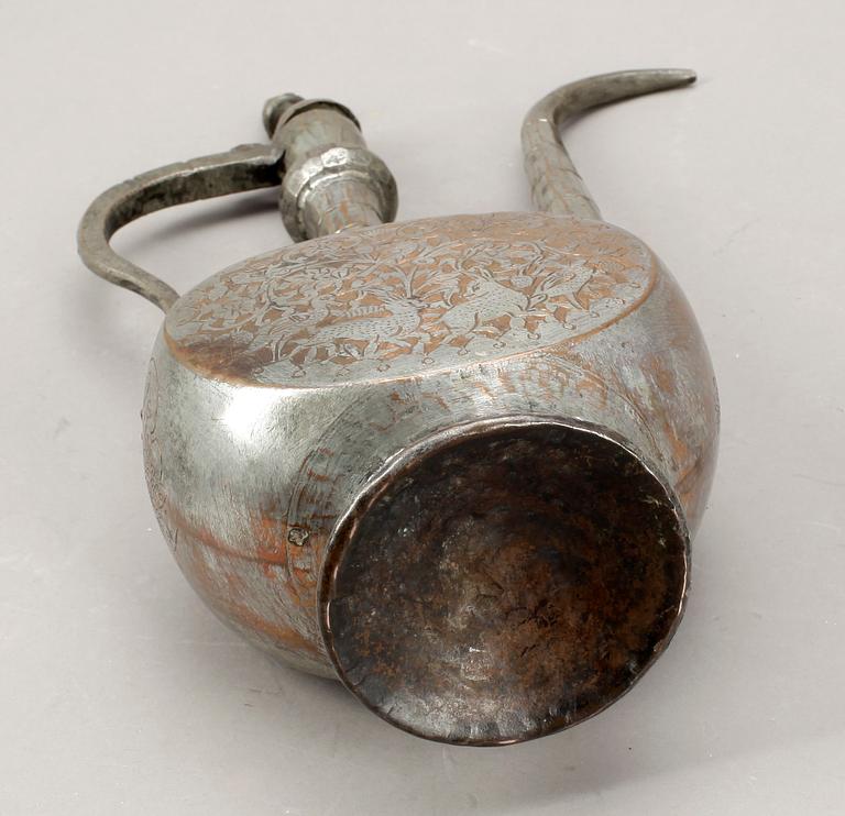 VINKANNA, försilvrad koppar, orientalisk.