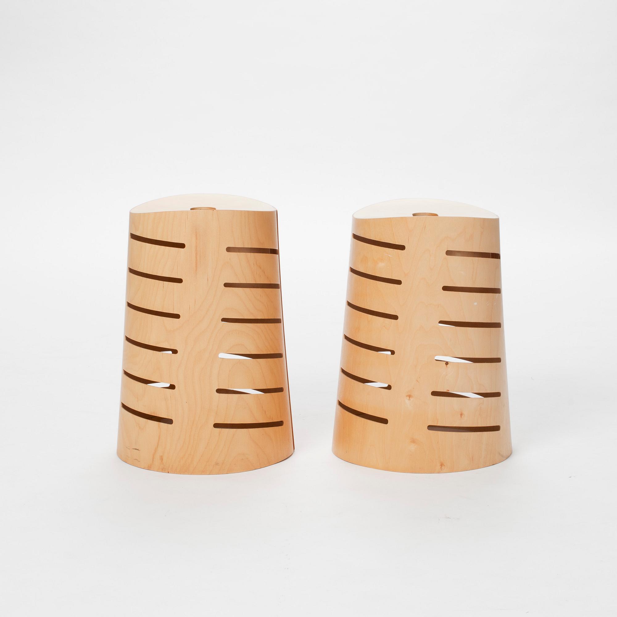 PALLAR, ett par, Modell TC, Ruud Jan Kokke, Designum, Nederländerna, 1990-tal.