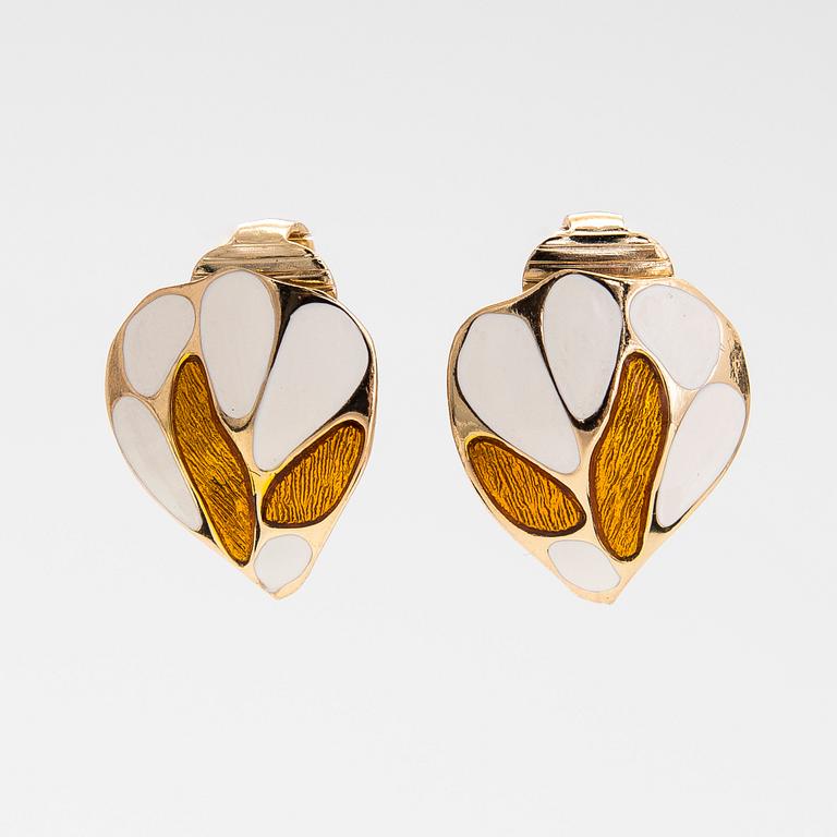 Christian Dior, collier och örhängen, ett par.