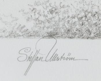 STAFFAN ULLSTRÖM, litografi, signerad, èpreuve d'artiste.