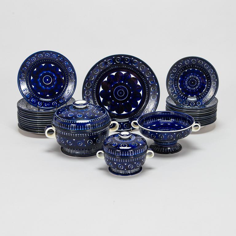 Ulla Procopé, ruoka-astiasto, 28 osaa, "Valencia", posliinia, Arabia.