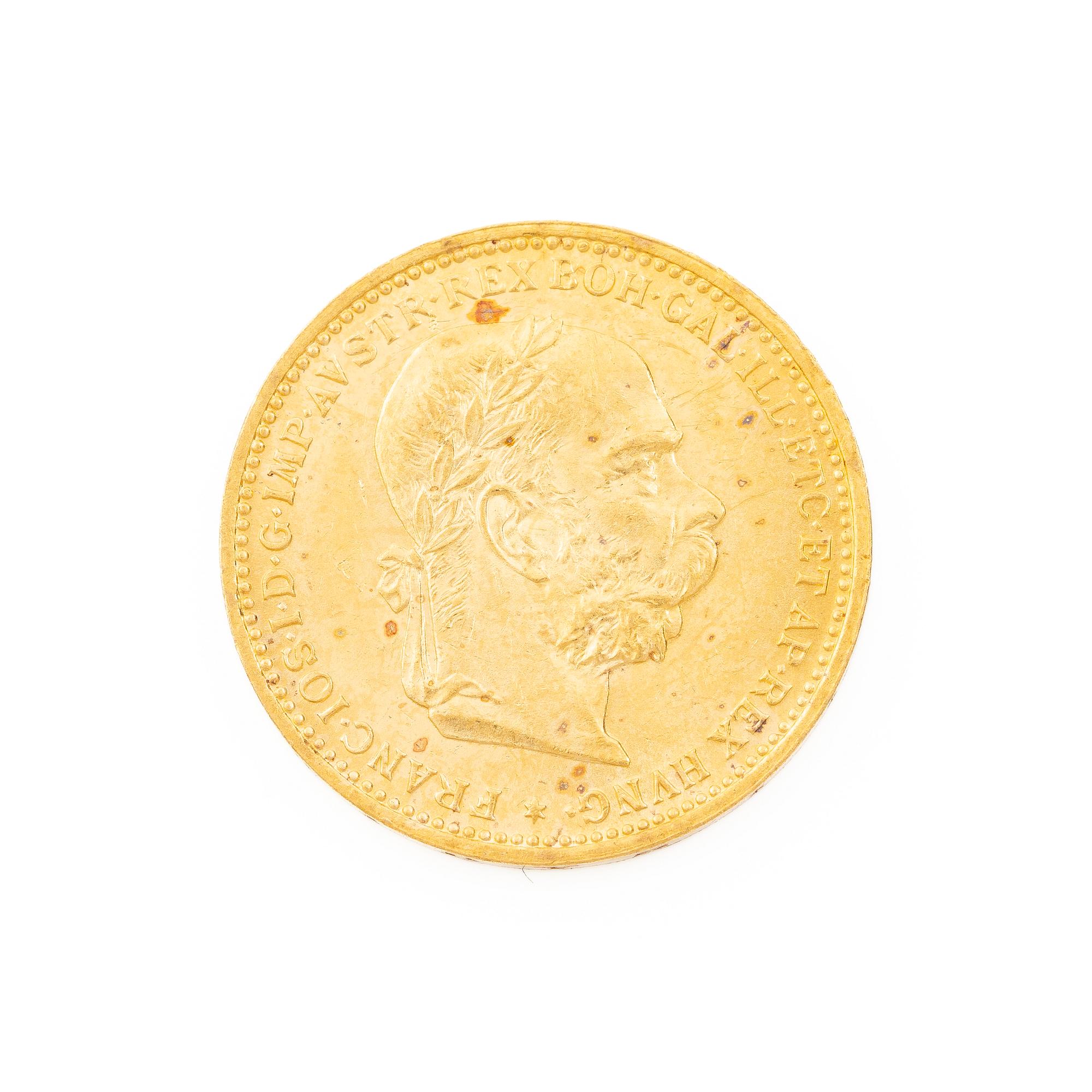 Gold coin, Austria-Hungary, 20 Corona, 1894.