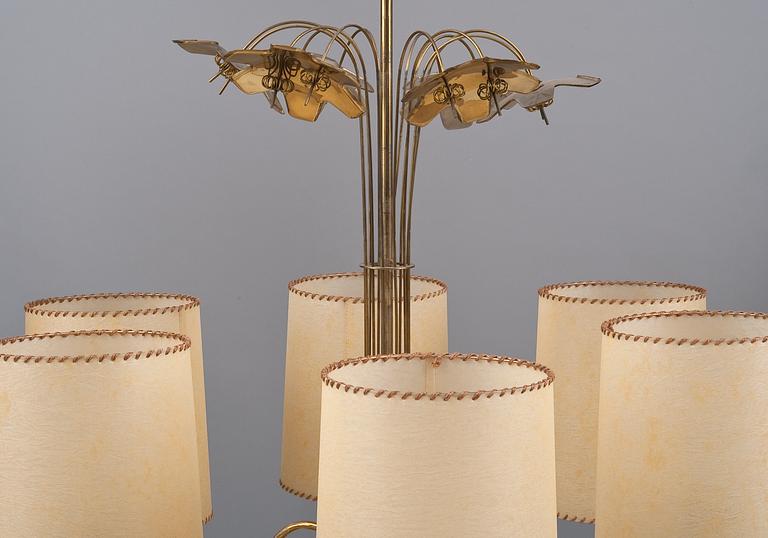 Paavo Tynell, A SIX-LIGHT CEILING LAMP.
