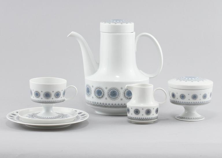 SERVISDELAR, 27 delar, porslin, Rosenthal, 1900-talets andra hälft.