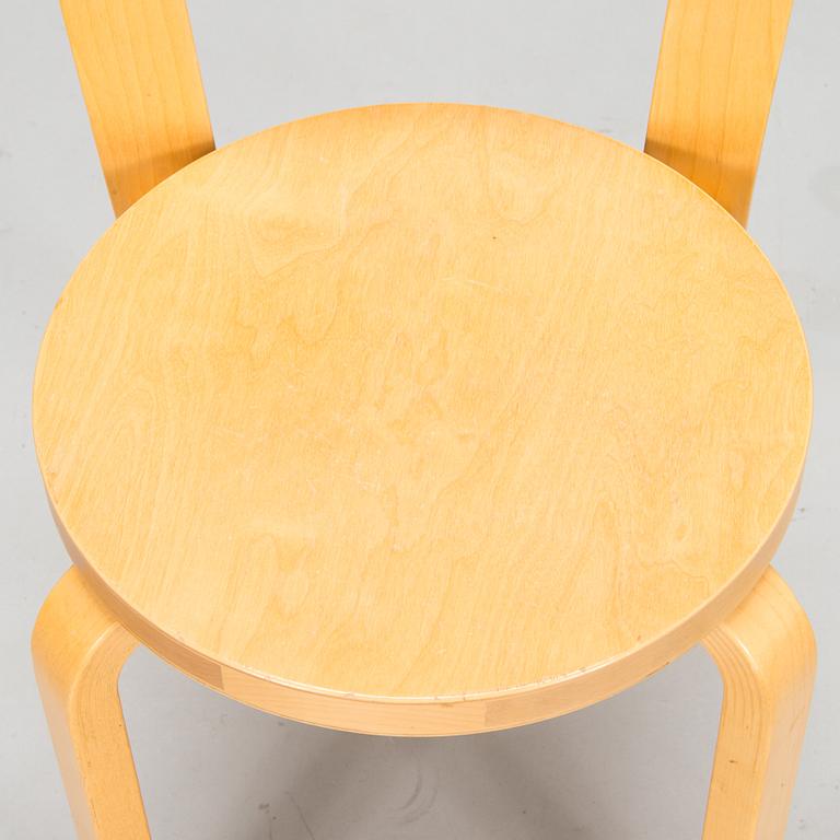 Alvar Aalto, a late 20th century '65' chair for Artek,