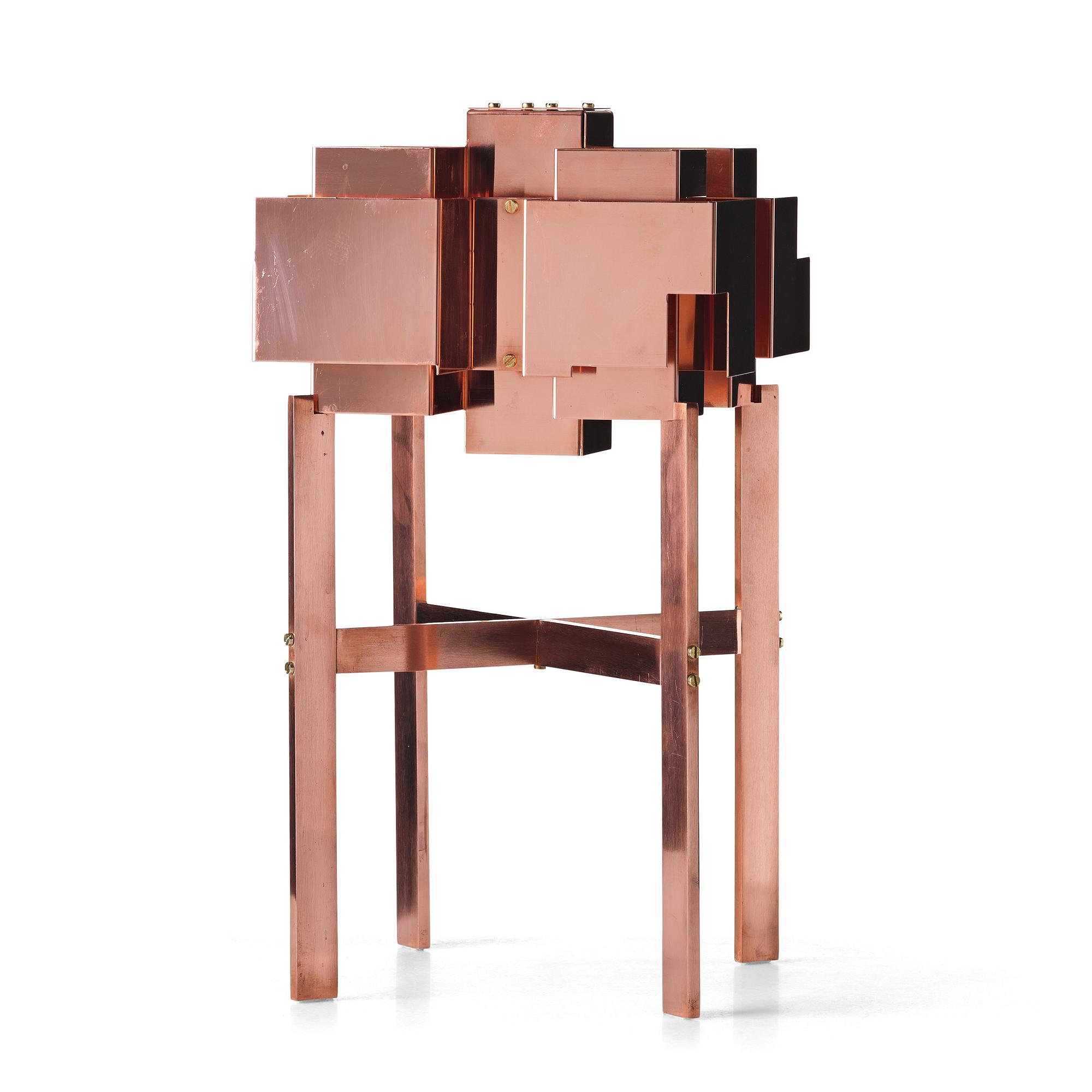 Folkform, "Suburban Skyline", bordslampa, Studio Folkform Edition 2015.