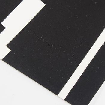 PARTI GRAFIK, 9 delar, mesta dels litografier, b.la C Göran Karlsson, Malcom Morley mm, samtliga signerade.