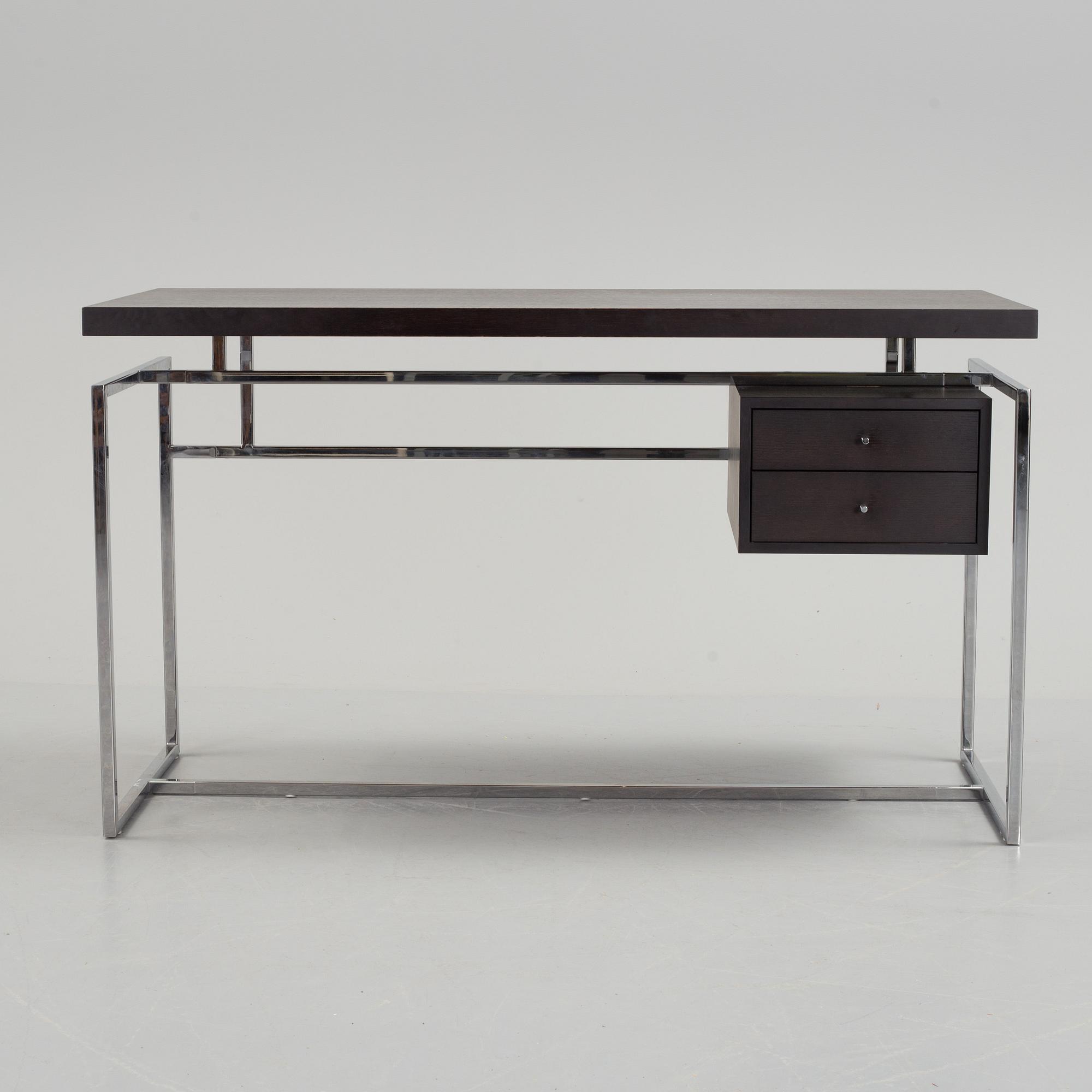 A "Papiro" desk by Walter Selva and Augusto Mandelli, Porada, Italy.