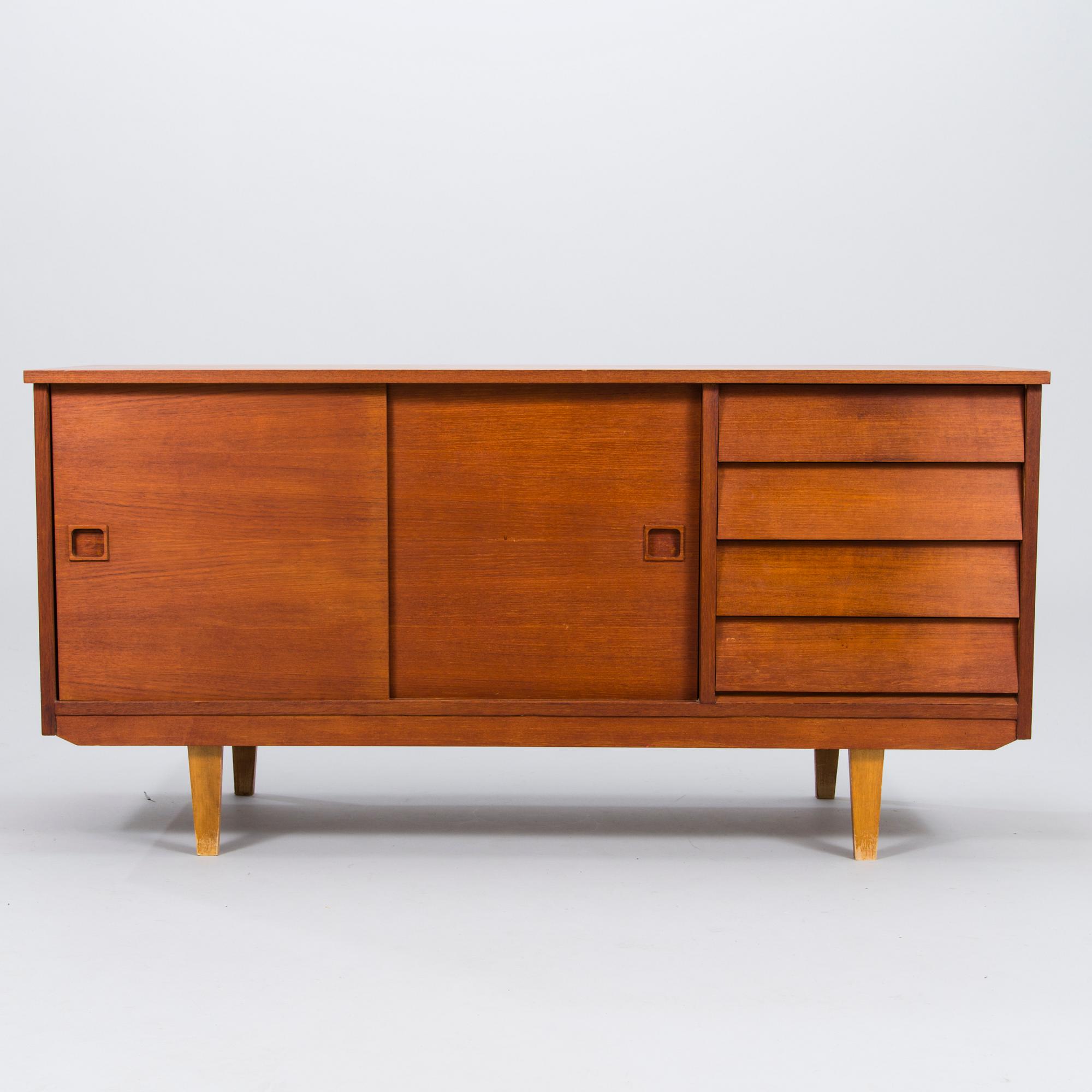 SKÄNK / SIDEBOARD, teak, 1900-talets mitt.