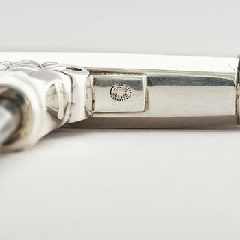 Georg Jensen, a sterling silver corkscrew, model 'Dronning/Acanthus', Copenhagen, Denmark efter 1945.