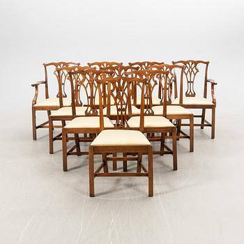 Dining group 11 dlrs England mid-20th century.