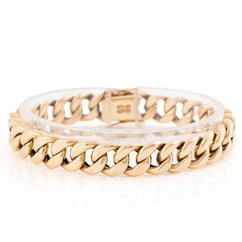 Bracelet, curb chain, 14K gold, Helsinki 1964.