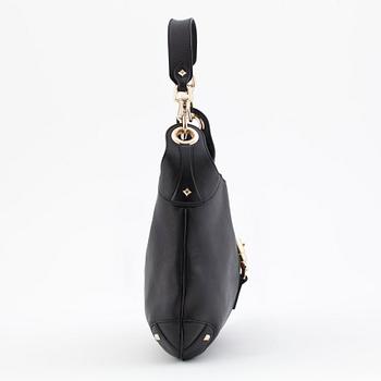 GUCCI, a black leather shoulder bag, "Jackie".