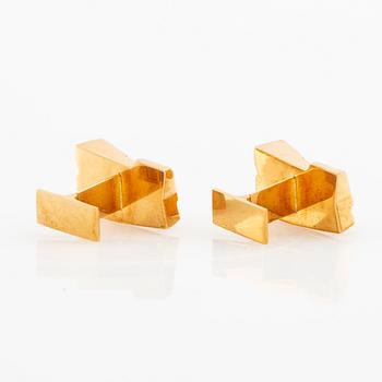 Björn Weckström, Cufflinks 18K gold, Lapponia.