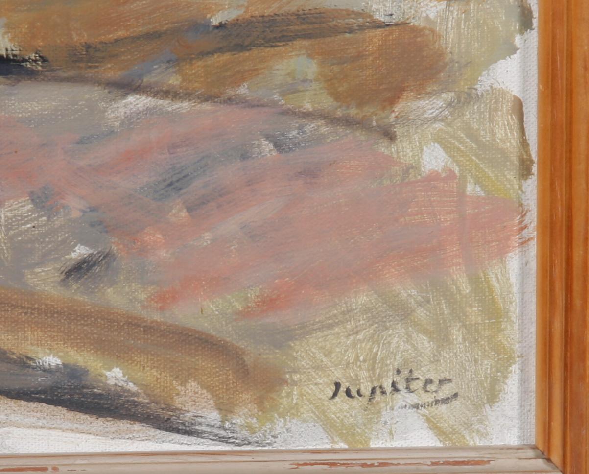 JUPITER, FOLKE, olja på duk, sign.