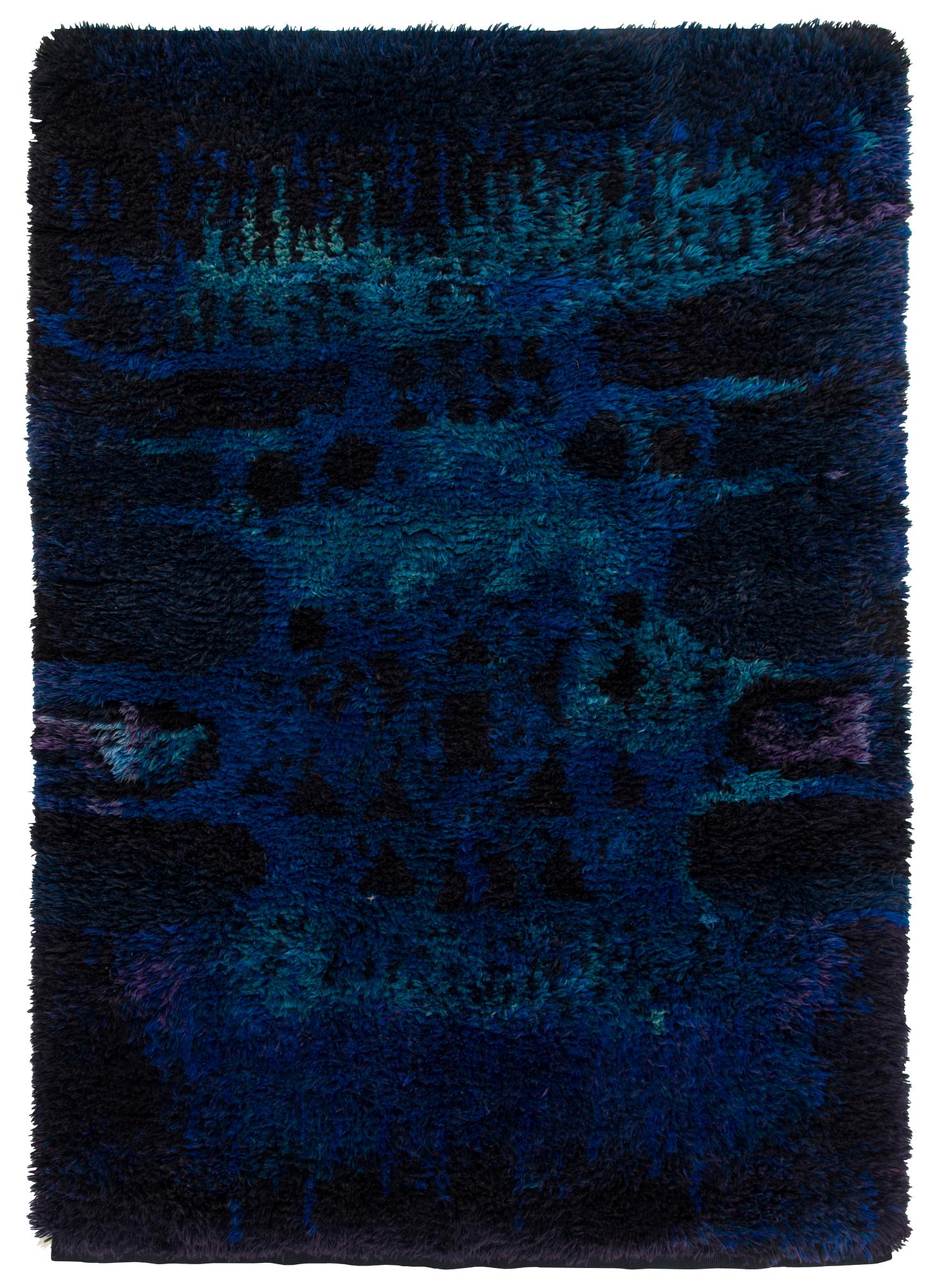 Ritva Puotila, rya, för Finska handarbetets vänner. Ca 180 x 125 cm.