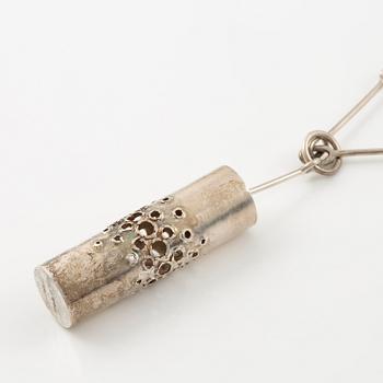Lars Arby, two necklaces, sterling silver, Gothenburg 1965 and 1967.