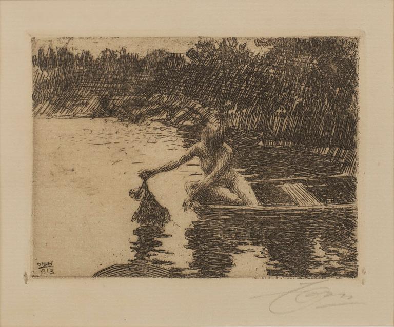 Anders Zorn, Eka, (small rowing boat).