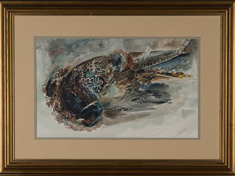 ULF SEGERSTRÅLE, akvarell.