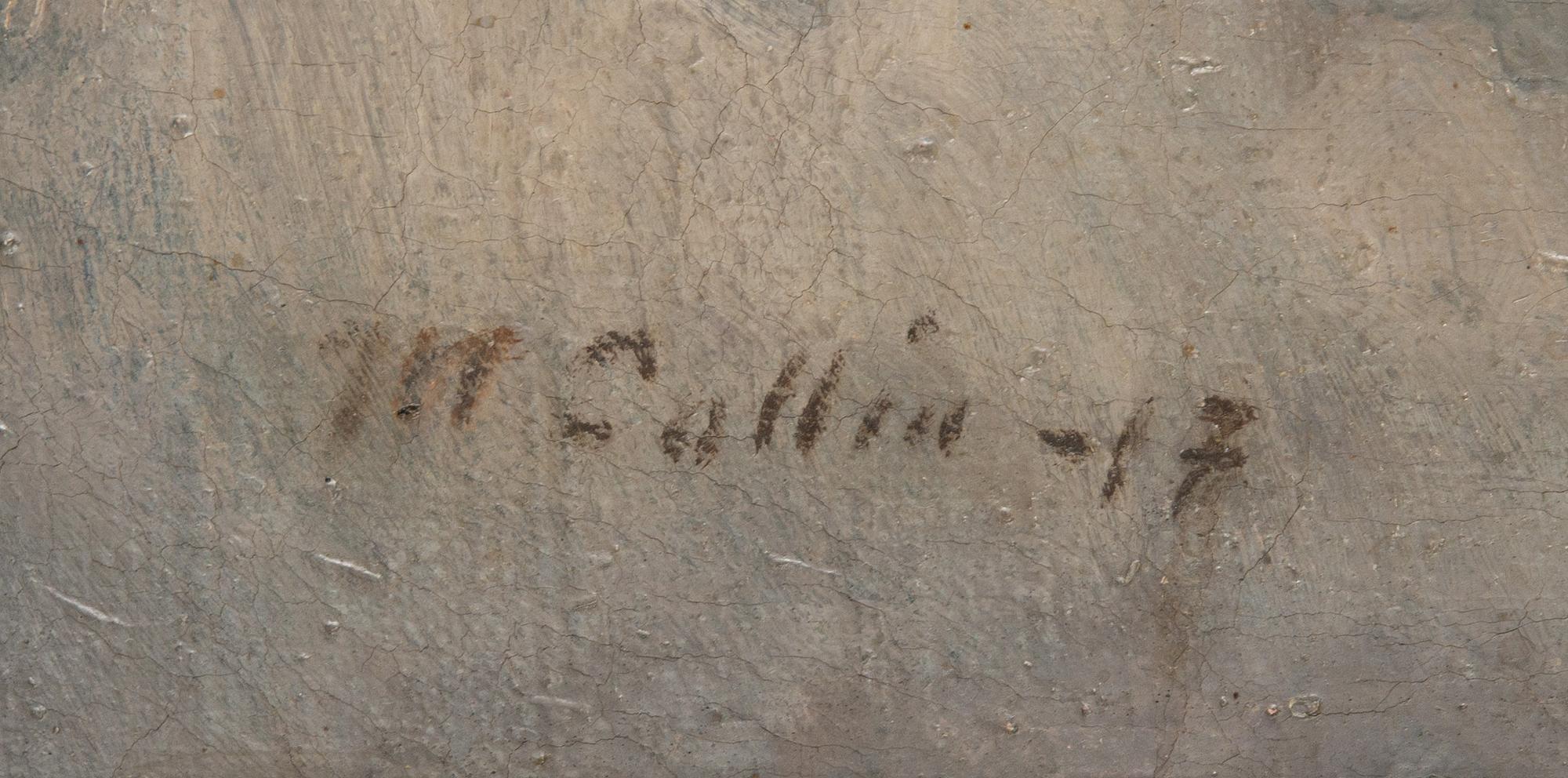 Marcus Collin, oil on canvas, signed and dated-17.