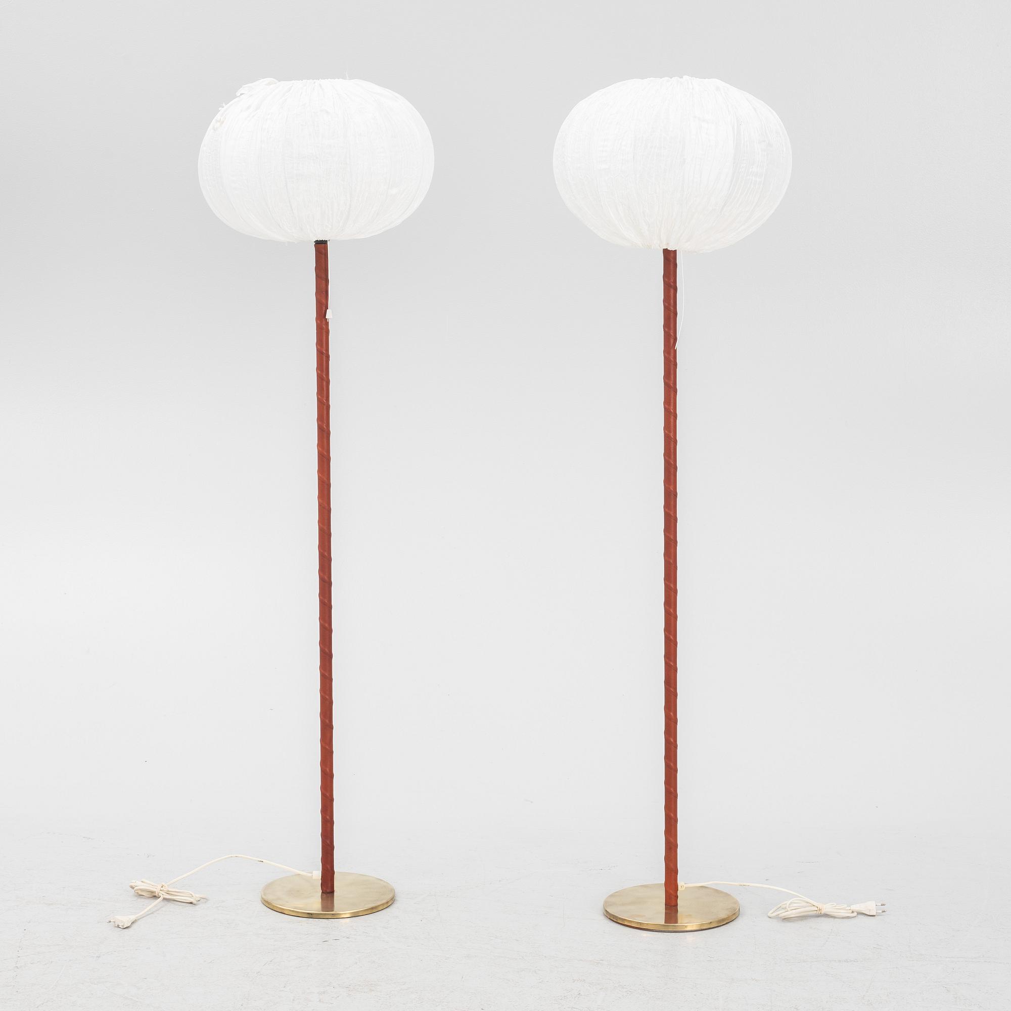 Golvlampor, ett par, Luxus, 1900-talets andra hälft.