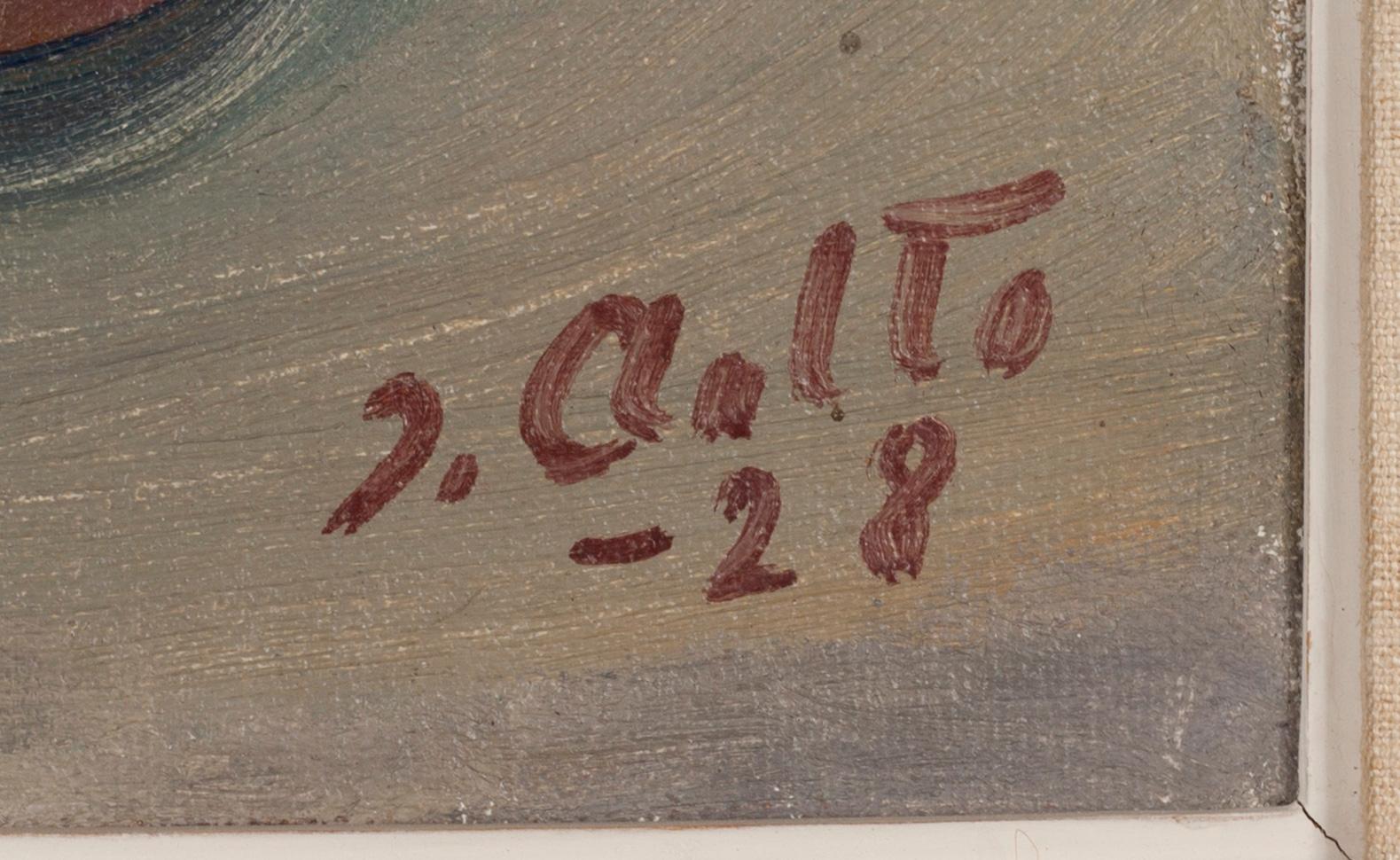 Ilmari Aalto, oil on canvas, signed and dated -28.
