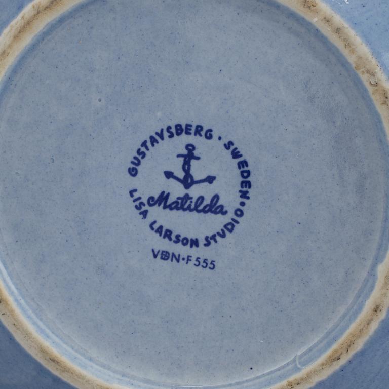A EARTHENWEAR LISA LARSON 'MATILDA' SOUP TUREEN FOR GUSTAVSBERG, SWEDEN.
