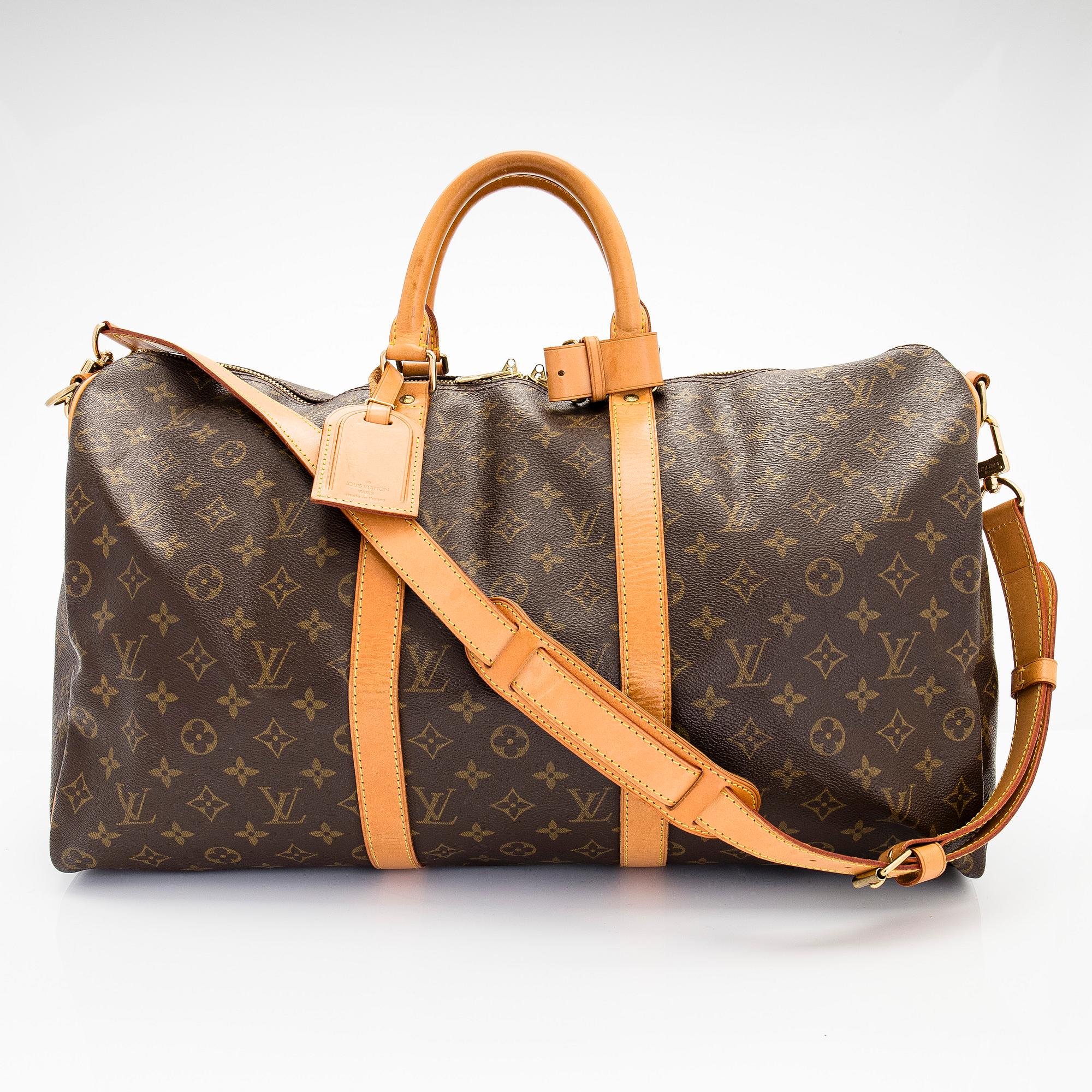 Louis Vuitton, väska, "Keepall 50 Bandoulière".