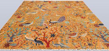 A carpet, Ziegler design, approx. 302 x 248 cm.
