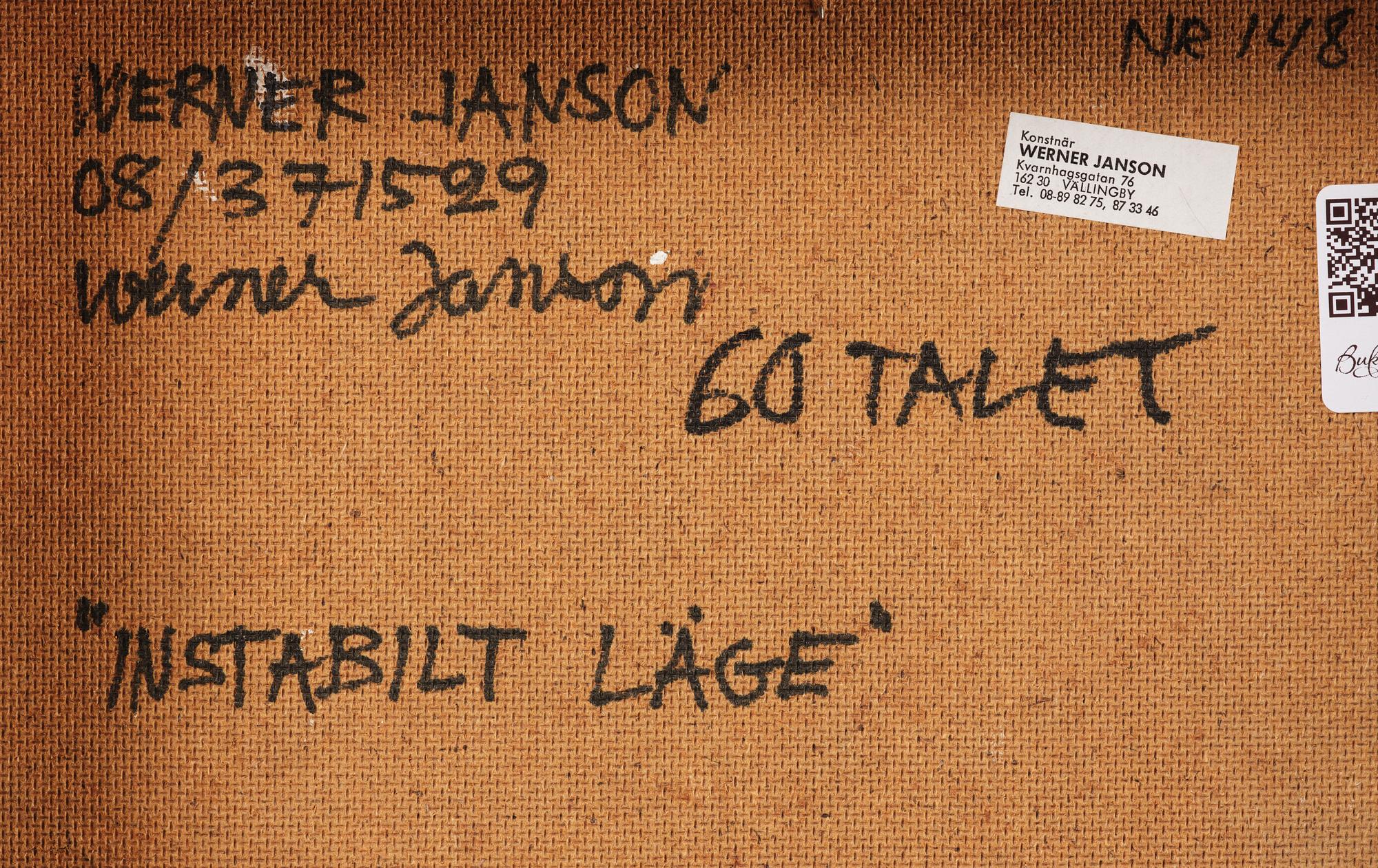 Werner Janson, "Instabilt läge".
