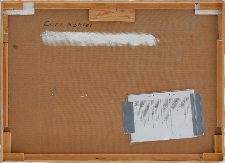 CARL KÖHLER, blandteknik, sign.