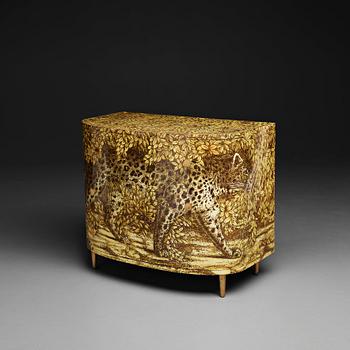 349. Piero Fornasetti, byrå, "Leopardo", Ateliers Fornasetti,  Milano, 1950-60-tal.