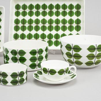 Stig Lindberg, mat- och teservis, porslin, 46 delar, "Berså"
Gustavsberg.