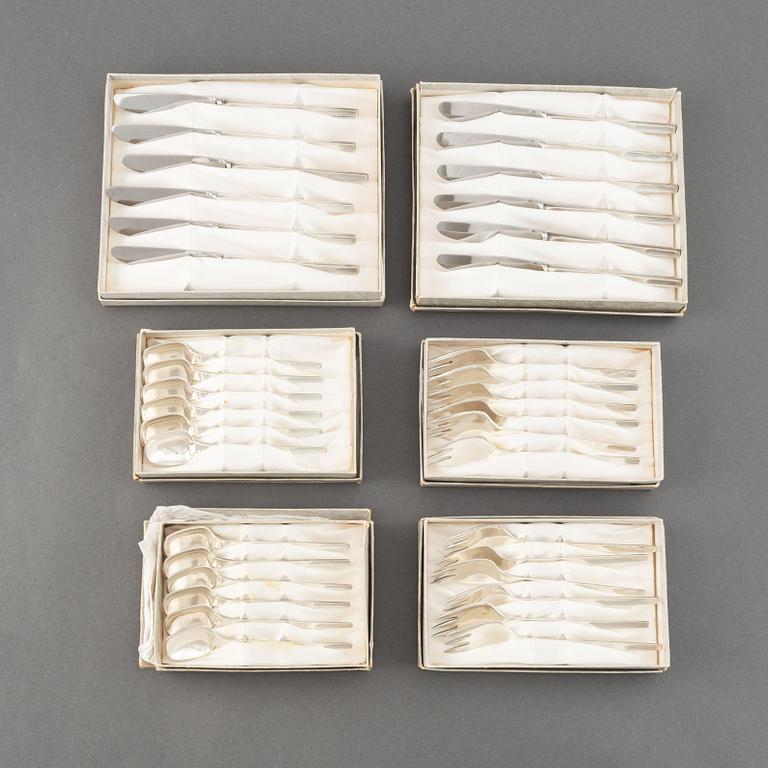 A sterling silver cutlery, GAM Silfur, Reykjavik, Island, 1970s. (36 pc).