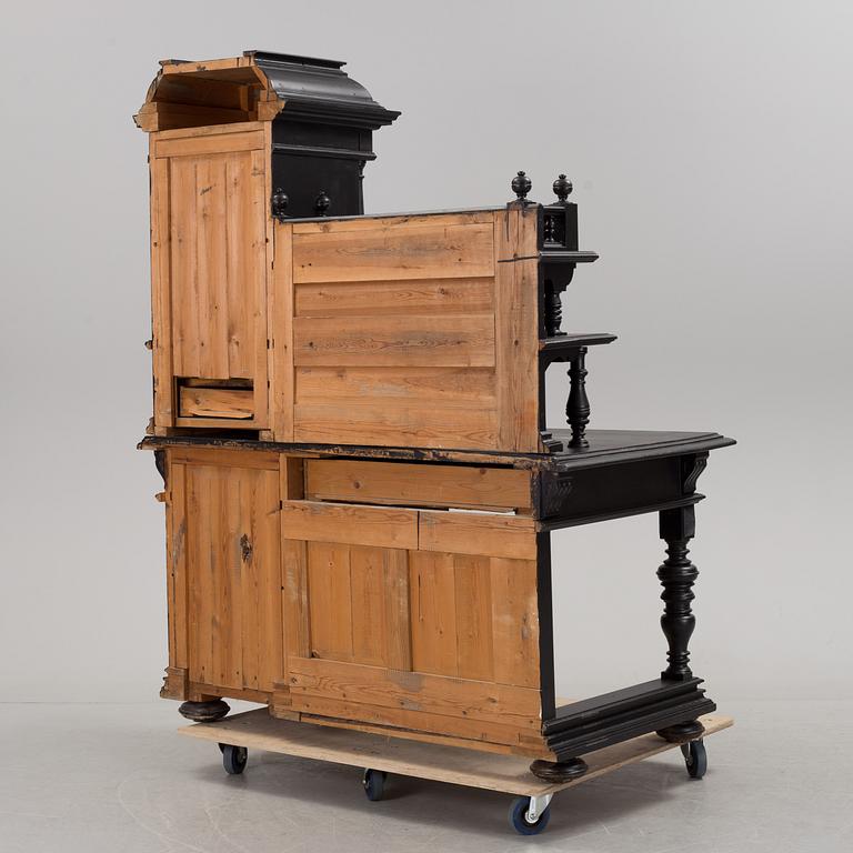 A Neo- Renaissance writing desk, late 19th century.