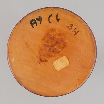 Sven Hofverberg, a set of three stoneware bowls and a vase, mid 20th Century.