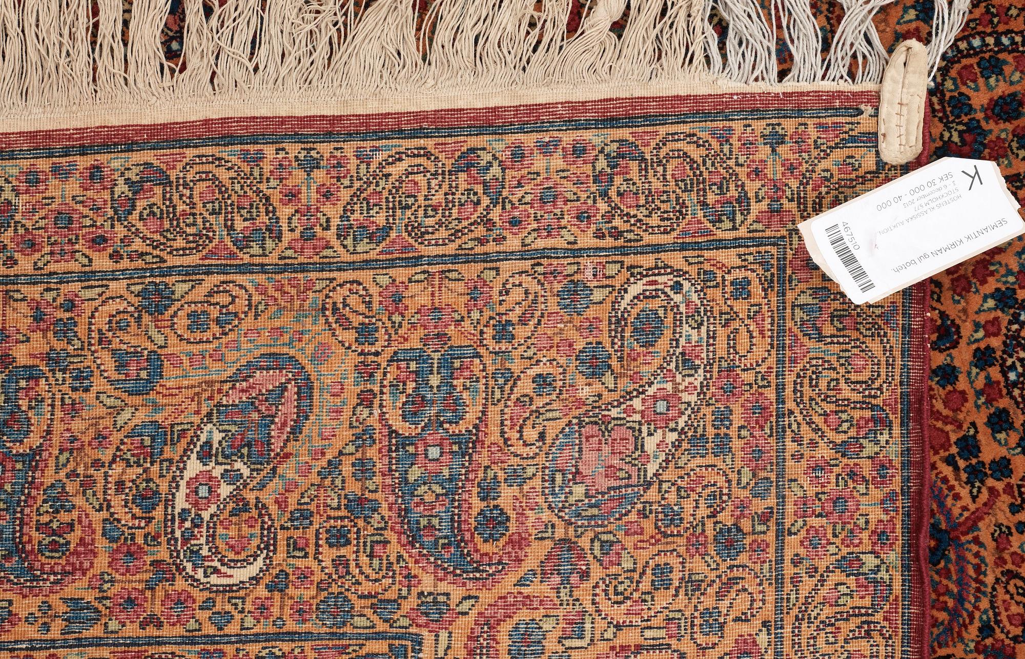 SEMIANTIK KIRMAN. 225,5 x 139,5 cm.