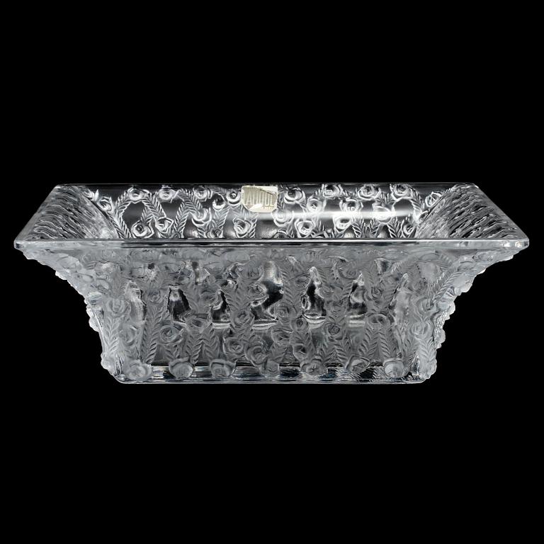 SKÅLFAT, glas, Lalique, 1900-talets andra hälft.