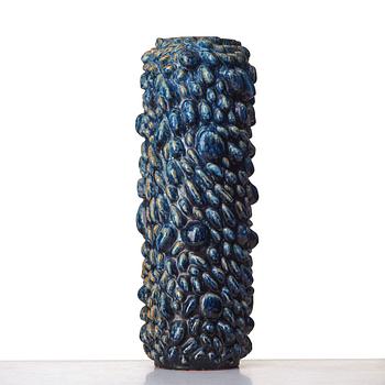 Axel Salto, a monumental stoneware "budding style" vase, Royal Copenhagen, Denmark 1959.