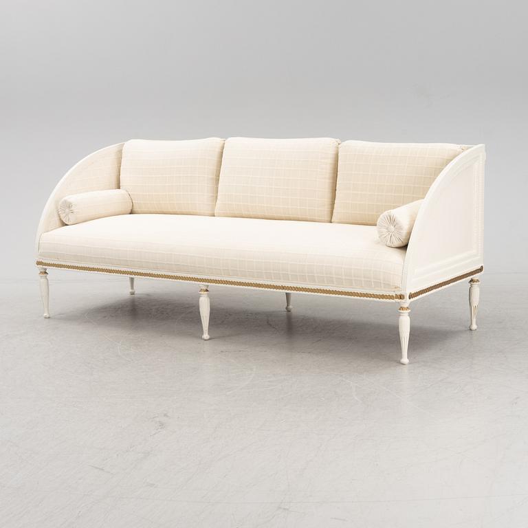 A late Gustavian sofa, around 1800.