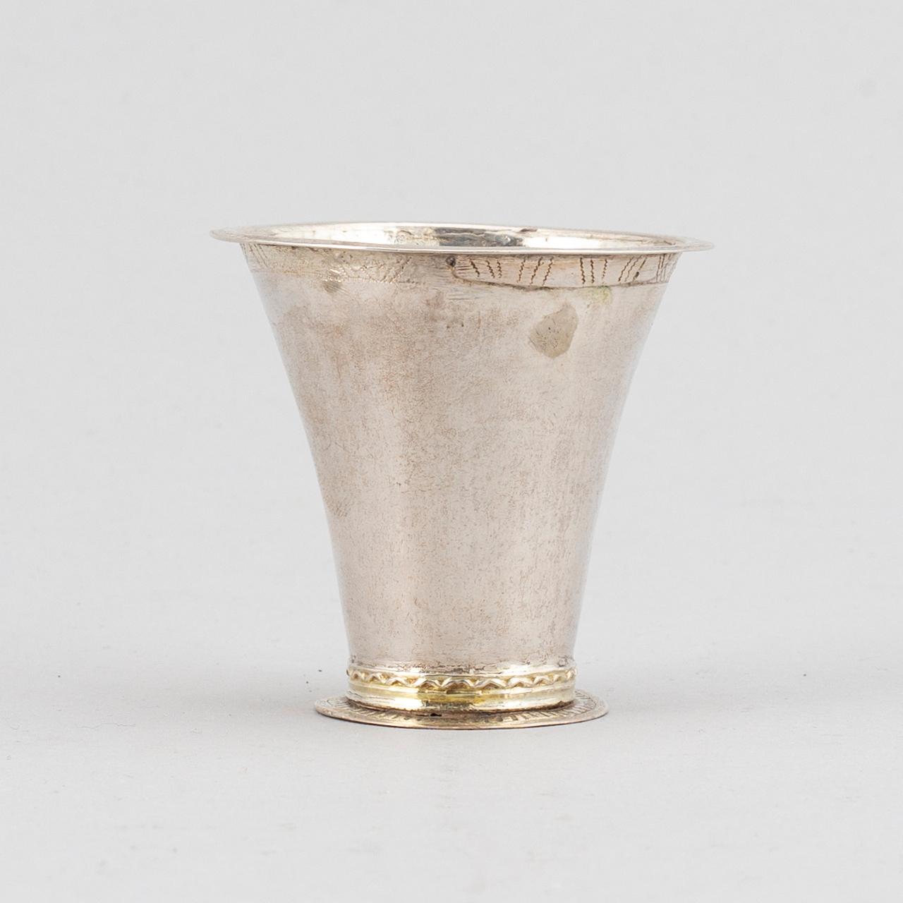 Bägare, silver, Sverige 1789.