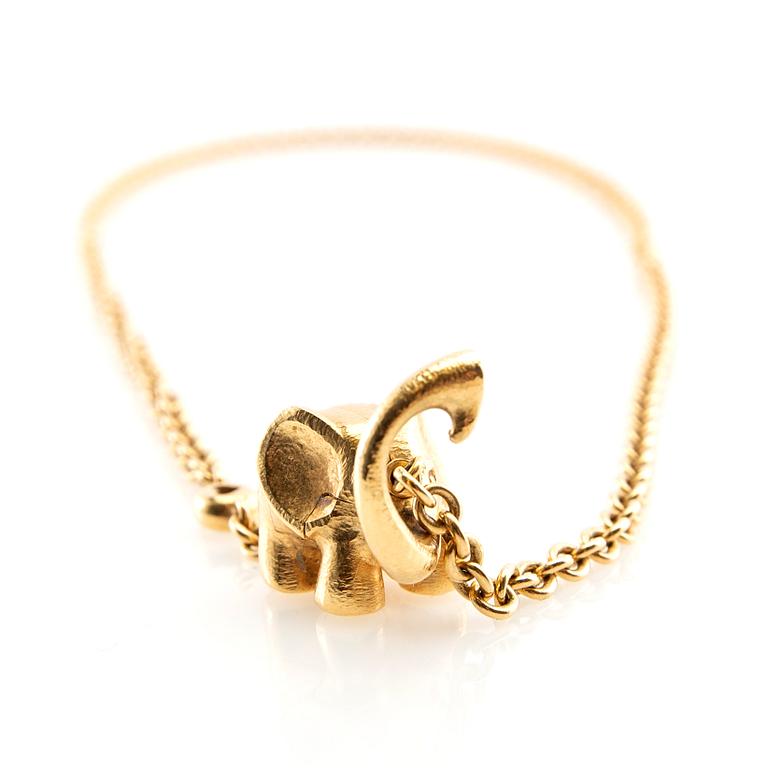 Ole Lynggaard, collier, 18K guld, med briljantslipade diamanter.