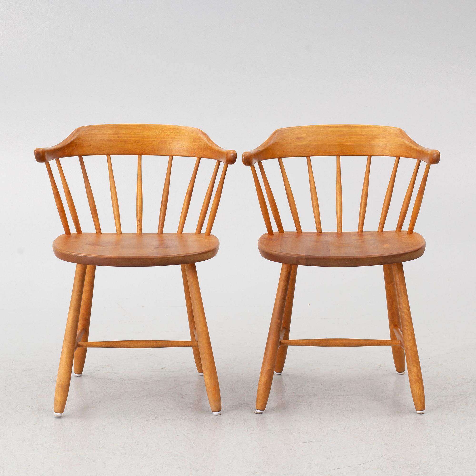 Yngve Ekström, Two chairs, 'Bistro Småland'.