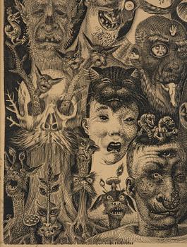 Eduard Wiiralt, "Põrgu" (Hell).