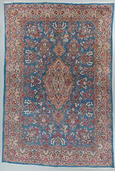 A semi-antique Kerman carpet,  440 x 296 cm.